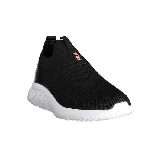 Schwarze Synthetik Damen Sneaker