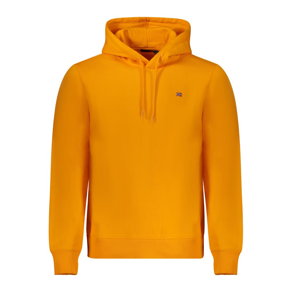 Orangefarbener Baumwollpullover