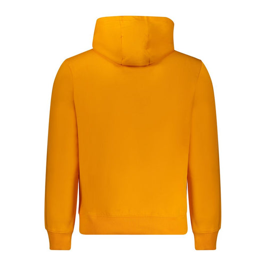 Orangefarbener Baumwollpullover