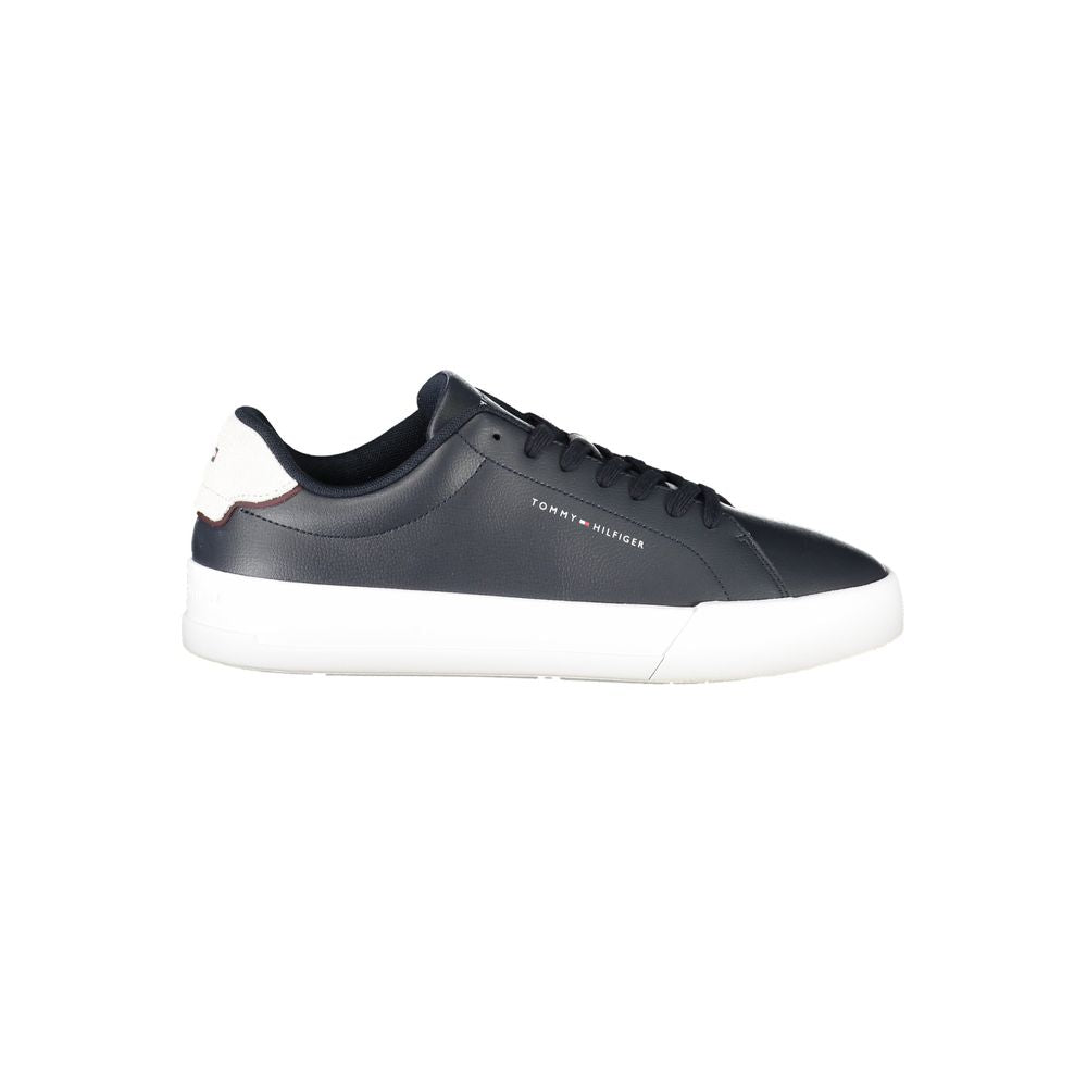 Blaue Leder Herren Sneaker