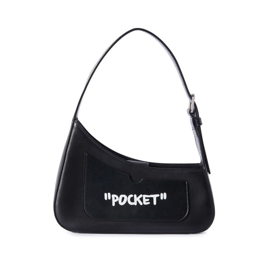 Black Leather Crossbody Bag