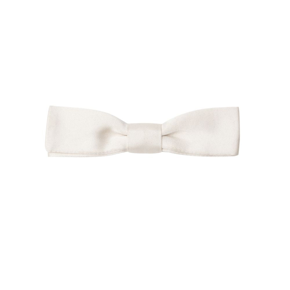 Cravatte e papillon in seta beige