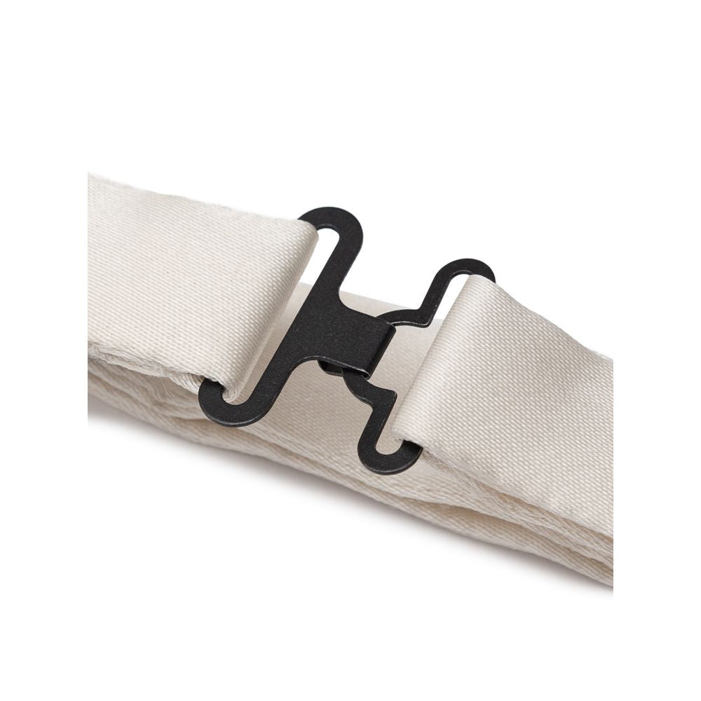 Cravatte e papillon in seta beige
