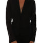 Semi-Transparent Darkgreen Nylon Blazer