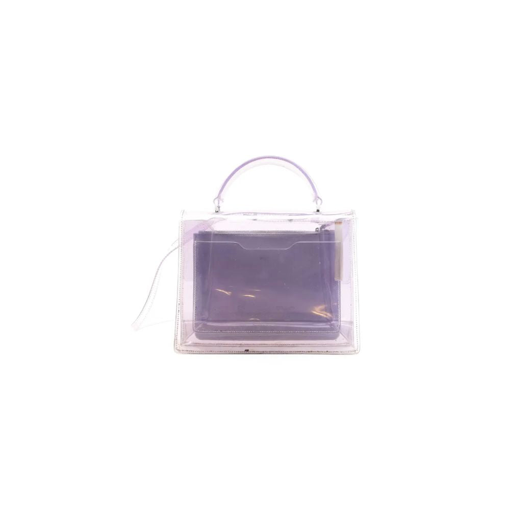 White Pvc Crossbody Bag