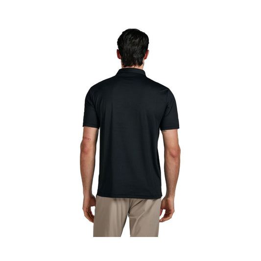 Black Elastane Polo Shirt