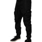 Dolce & Gabbana Black Nylon Cargo Jogger Men Sweatpants Pants