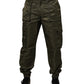 Dolce & Gabbana Dark Green Nylon Cargo Pants