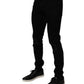 Dolce & Gabbana Black Cotton Stretch Skinny Men Denim Jeans