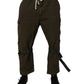 Dolce & Gabbana Brown Cotton Stretch Cargo Pants
