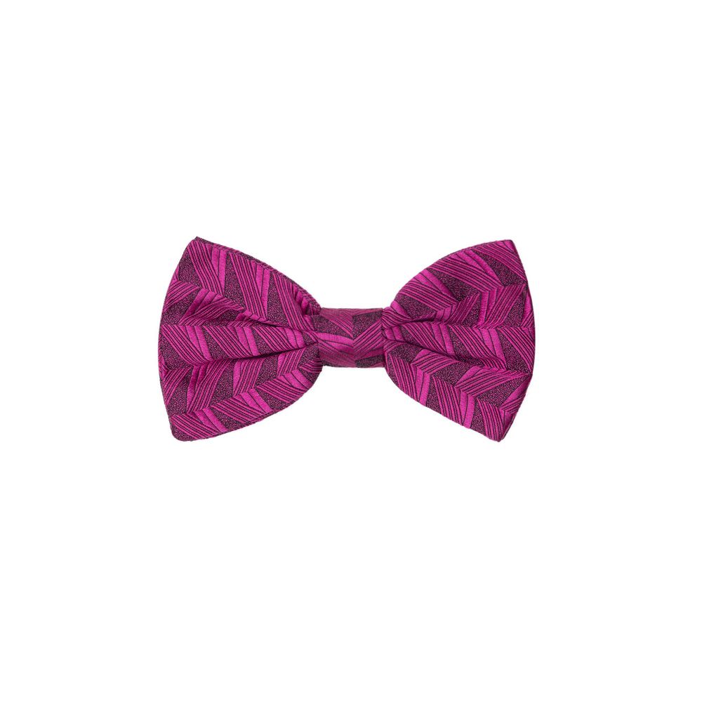 Cravatte e papillon in seta fucsia