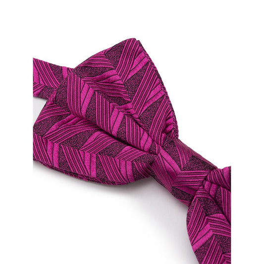 Cravatte e papillon in seta fucsia