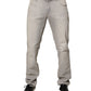 Dolce & Gabbana Light Gray Cotton Skinny Denim Jeans
