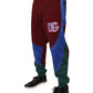 Dolce & Gabbana Multicolor Cotton Men Jogger Sweatpants Pants