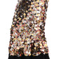 Sequin Embellished High-Waist Pencil Skirt