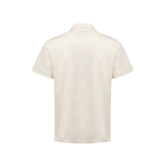 White Cotton Polo Shirt