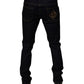 Dolce & Gabbana Black Cotton Stretch Men Skinny Denim Jeans