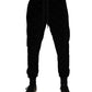 Dolce & Gabbana Black Cotton Jogger Men Sweatpants Pants
