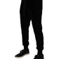 Dolce & Gabbana Black Cotton Jogger Men Sweatpants Pants