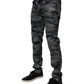 Dolce & Gabbana Gray Tie Dye Cotton Skinny Men Denim Jeans
