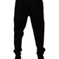 Dolce & Gabbana Black Cotton Blend Jogger Sweatpants Pants