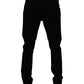 Dolce & Gabbana Black Cotton Stretch Slim Fit Men Denim Jeans