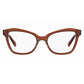 Love Moschino Yellow Acetate Frames