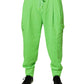 Dolce & Gabbana Neon Green Cargo Jogger Men Sweatpants Pants