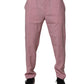 Dolce & Gabbana Pink Cotton Stretch Chino Pants