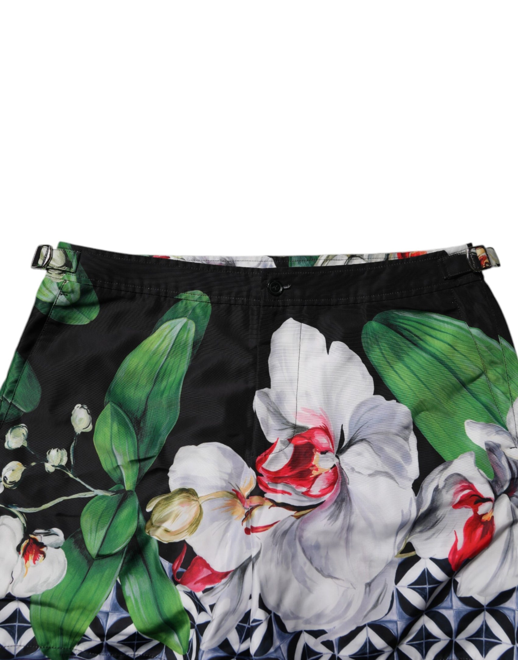 Dolce & Gabbana Multicolor Floral Polyester Men Bermuda Shorts