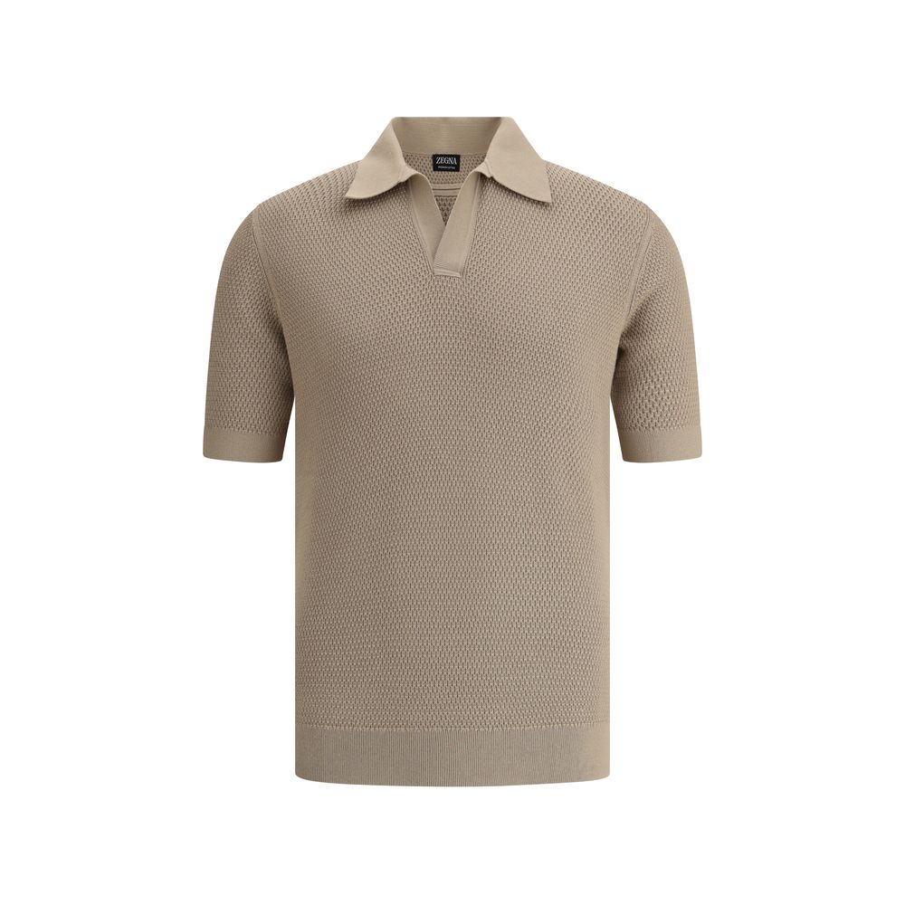 Knit Polo Shirt