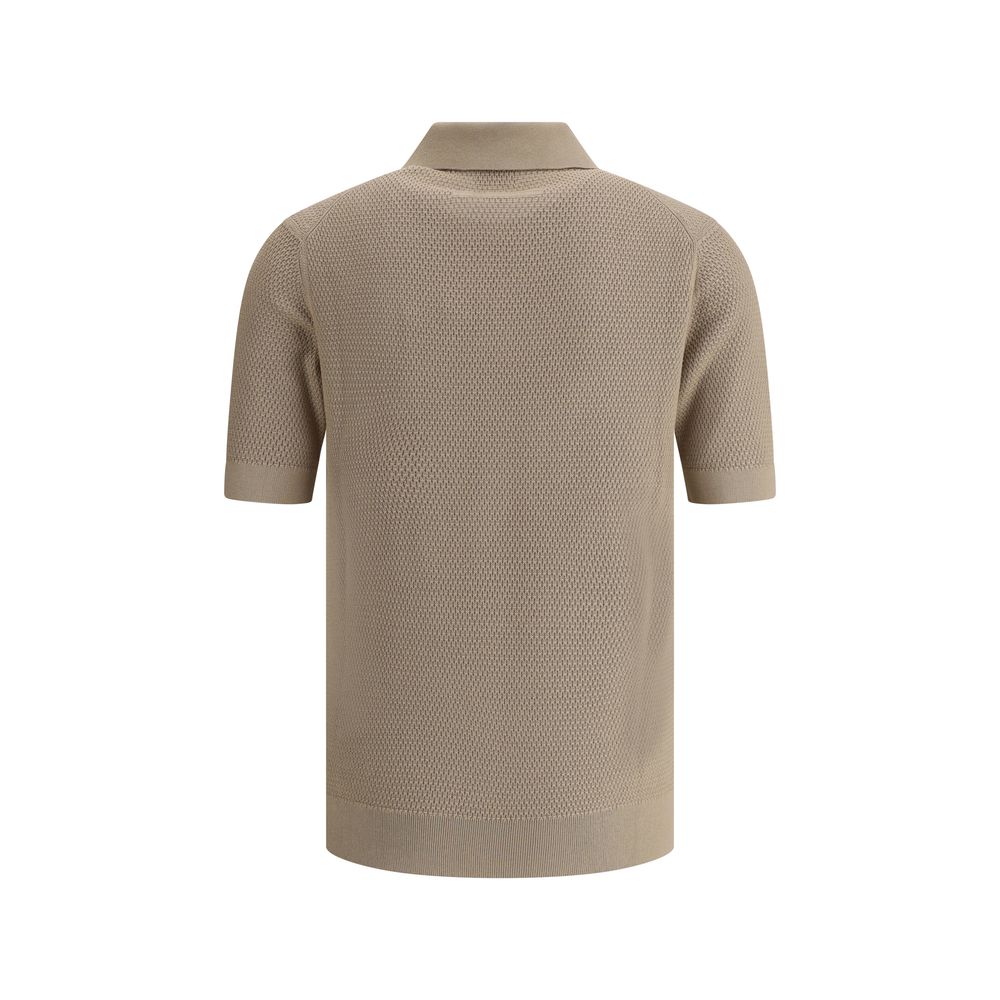 Knit Polo Shirt