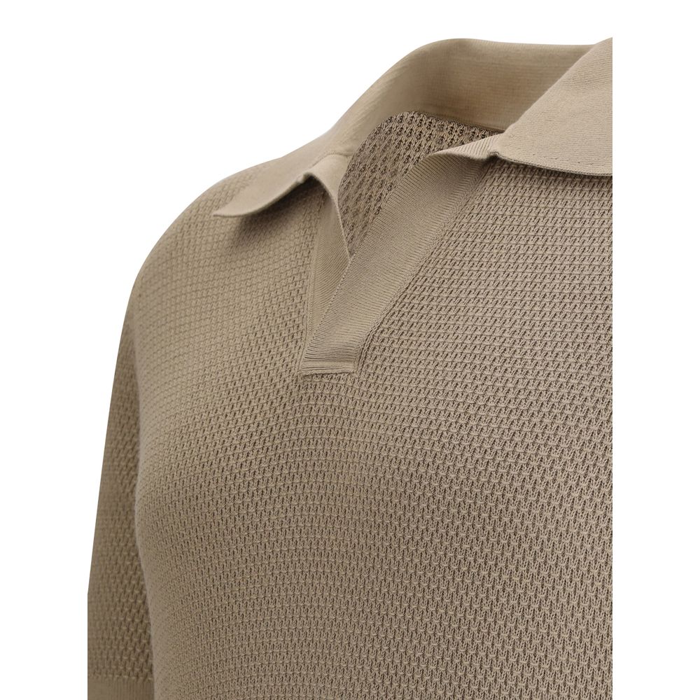Knit Polo Shirt