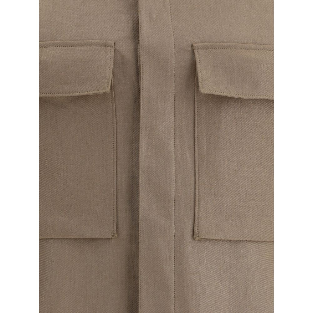 Linen Shirt Jacket
