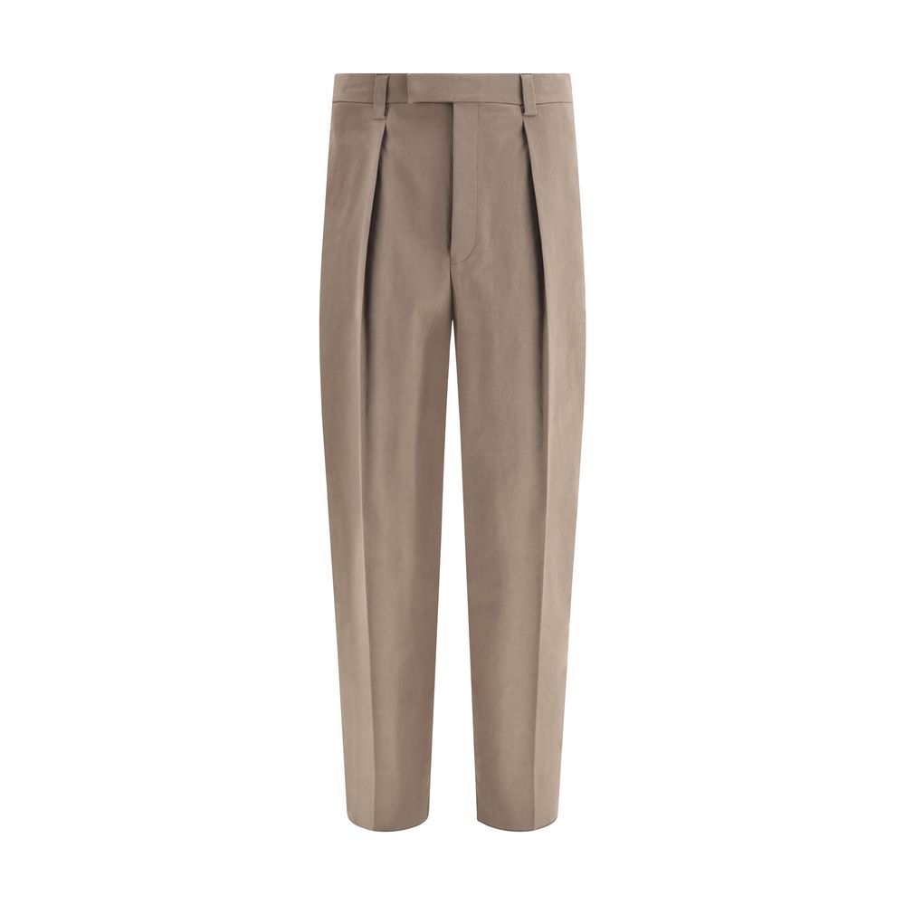 Cotton Wide-leg Pants