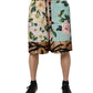 Dolce & Gabbana Multicolor Floral Print Men Bermuda Shorts