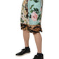 Dolce & Gabbana Multicolor Floral Print Men Bermuda Shorts