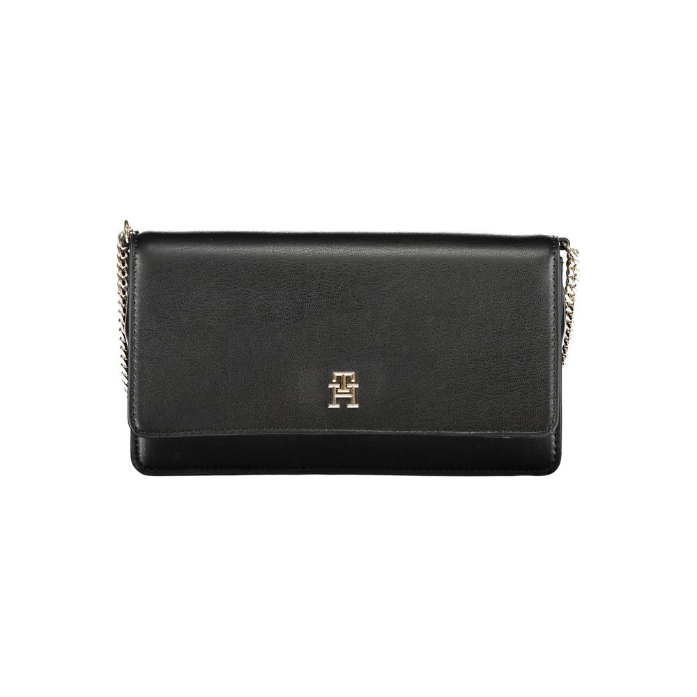 Schwarze Handtasche aus Polyethylen