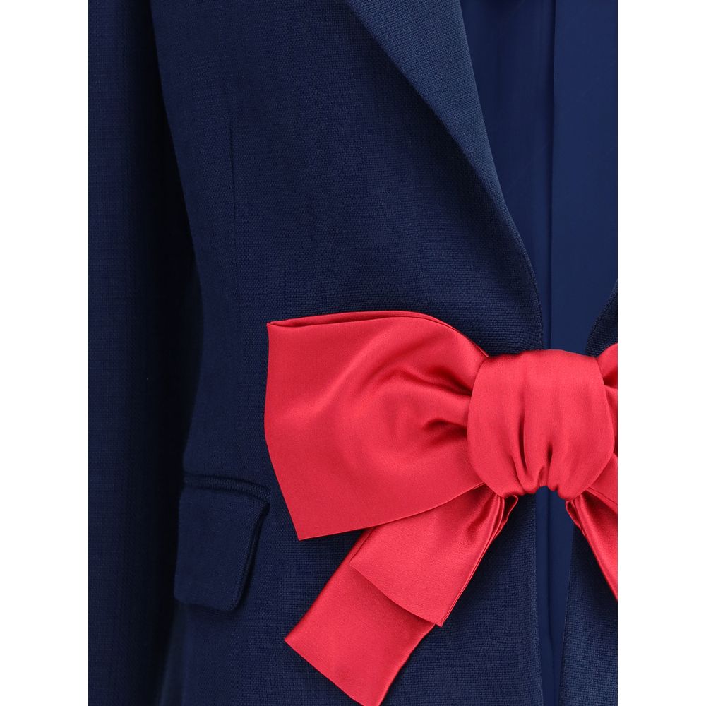 Single-breasted Blazer with bow