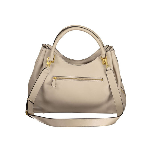 Borsa a mano in polietilene beige