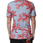 Dolce & Gabbana Light Blue Coral Cotton Polo Shirt T-shirt