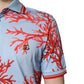 Dolce & Gabbana Light Blue Coral Cotton Polo Shirt T-shirt