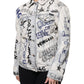 Dolce & Gabbana Light Blue Graffiti Button Down Denim Jacket