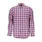 Blue Cotton Men Shirt