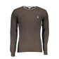 Maglione da uomo in lana marrone