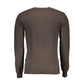 Maglione da uomo in lana marrone