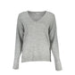 Silberner Acryl-Damenpullover