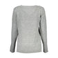 Silberner Acryl-Damenpullover