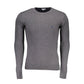 Grauer Baumwollpullover für Herren