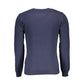 Blauer Wollpullover für Herren
